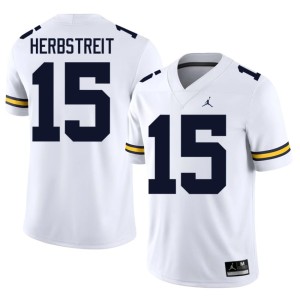 White College Football Men Chase Herbstreit #15 High School U of M Jerseys 515543-466