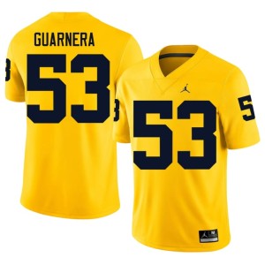 Maize College Football High School U of M Jake Guarnera #53 Men Jerseys 806006-194