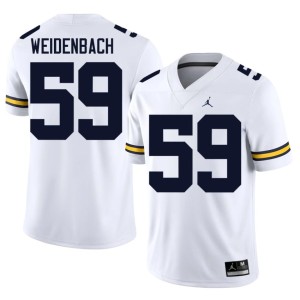 White Stitched U-M #59 Men John Weidenbach College Football Jersey 943232-864