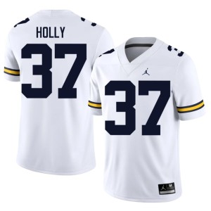 White College Football Wolverines #37 2026-27 Julius Holly Men's Jersey 261285-821