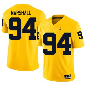 Maize UMich NCAA College Football Nate Marshall #94 Mens Jersey 212017-540