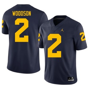 Navy 2026-27 Charles Woodson College Football Michigan Wolverines #2 Men Jerseys 488023-731