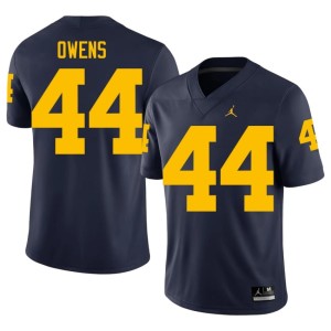 Navy College Football Eli Owens Limited #44 Men's UMich Jersey 218407-705