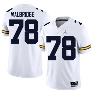 White Men's College Football 2026 Michigan Wolverines #78 Marky Walbridge Jerseys 258140-267