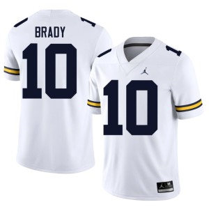 White College Football Wolverines 2026 #10 Mens Tom Brady Jersey 711969-441