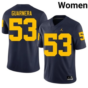 Navy College Football Womens 2026-27 #53 Jake Guarnera UMich Jerseys 983446-869