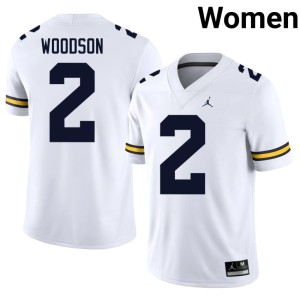 White Charles Woodson 2026-27 U of M College Football Women's #2 Jersey 923826-658
