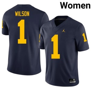 Navy College Football Women High School #1 Roman Wilson MICH Jerseys 602066-418