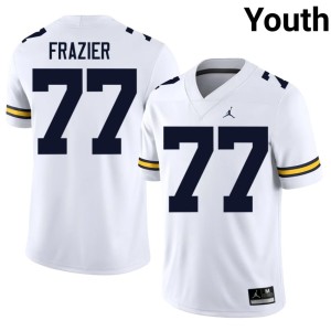 White College Football #77 Blake Frazier Youth U of M Player Jersey 958900-415