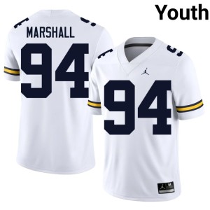 White College Football University of Michigan Wolverines Nate Marshall Official Youth #94 Jersey 427586-677