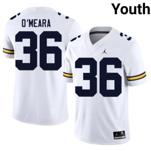 White College Football Youth #36 University of Michigan Wolverines Alumni Tomas O'Meara Jersey 243705-469