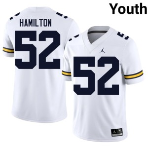White College Football 2026-27 Youth Michigan Wolverines Ace Hamilton #52 Jerseys 239485-180