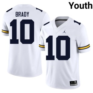White College Football Youth Michigan Wolverines 2026-27 Tom Brady #10 Jerseys 329444-218